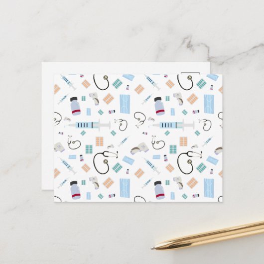 ヘルスケア医師の医療供給パターン ポストカード (正面/裏面インサイチュ)