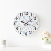 ヘルスケア医師の医療供給パターン ラージ壁時計 (ホーム)