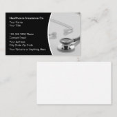 ヘルスケア医療ビジネス訪問カード 名刺 (正面/裏面)