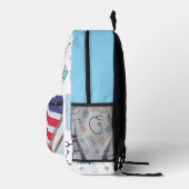 ヘルスケア米国国旗Medical Backpack プリントバックパック (右)