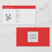 ヘルスケア-ビジネス 名刺 (正面/裏面)