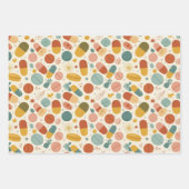 ヘルスケア&薬局Boho Earth Toneカプセル ラッピングペーパーシート (正面)