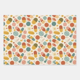 ヘルスケア&薬局Boho Earth Toneカプセル ラッピングペーパーシート