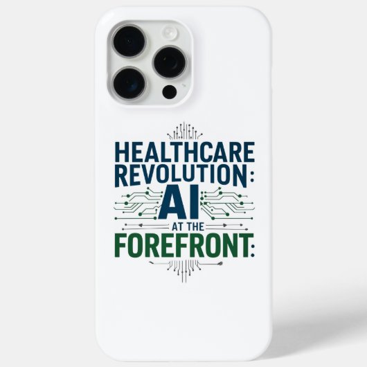 ヘルスケアAIケース – 医療革命技術 Case-Mate iPhoneケース (裏面)