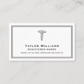 ヘルスケアCNAナース医師心臓病専門医カドゥセウス 名刺 (正面)