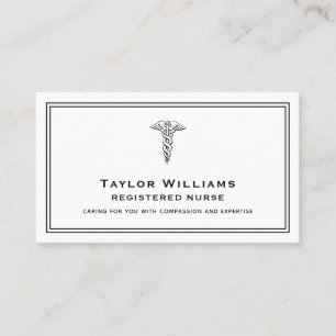 ヘルスケアCNAナース医師心臓病専門医カドゥセウス 名刺