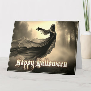 ヘルスケープの黒人女性幽霊- Halloween カード