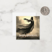 ヘルスケープの黒人女性幽霊- Halloween ノートカード (正面/裏面インサイチュ)