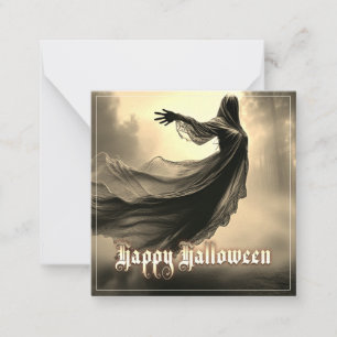 ヘルスケープの黒人女性幽霊- Halloween ノートカード