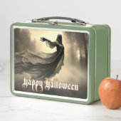 ヘルスケープの黒人女性幽霊- Halloween メタルランチボックス (インサイチュ)