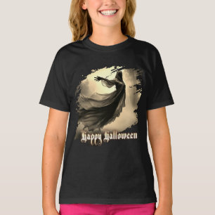 ヘルスケープの黒人女性幽霊- Halloween Tシャツ