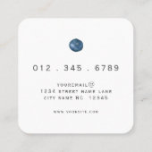 ヘルスコーチスクウェアの名刺 スクエア名刺 (裏面)