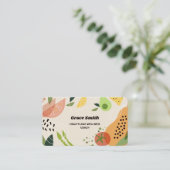 ヘルスコーチ栄養士 名刺 (スタンド正面)