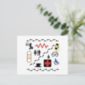 ヘルスシンボル ポストカード (スタンド正面)