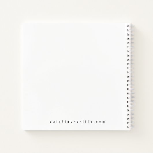 ヘルスジャーナル、ライトピンク ノートブック (裏面)