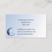 ヘルススパブルーロータスフラワームーン 名刺 (裏面)