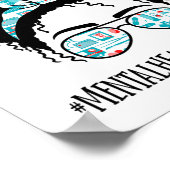 ヘルスセラピストブラックアフロメッシーブンアフリカウーム ポスター (角)