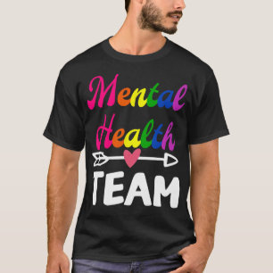ヘルスチーム認識度セラピストメンズサポート Tシャツ