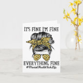 ヘルステック素晴らし私は素晴らしFiだ カード (黄色い花)