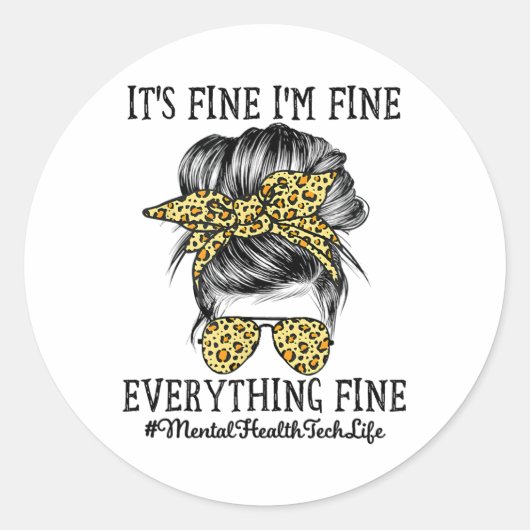 ヘルステック素晴らし私は素晴らしFiだ ラウンドシール (正面)