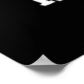 ヘルスナットおもしろいエクササイズピーナッツプンダークBG ポスター (角)