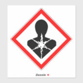 ヘルスハザード記号ラベル シール (シート)