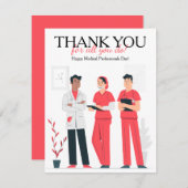 ヘルスプロフェッショナルデイカード サンキューカード (正面/裏面)