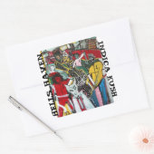 ヘルスヘブンインディカクシュ スクエアシール (封筒)