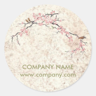 ヘルスホリスティックヨガゼンスパさくらんぼブロッサム桜 ラウンドシール