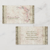 ヘルスホリスティックヨガゼンスパさくらんぼブロッサム桜 名刺 (正面/裏面)