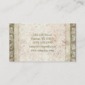 ヘルスホリスティックヨガゼンスパさくらんぼブロッサム桜 名刺 (裏面)