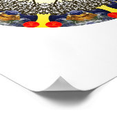 ヘルスマンダラプリント ポスター (角)