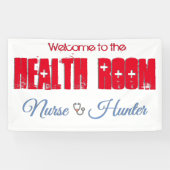 ヘルスルームウェルカムサインのカスタマイズ可能 横断幕 (横)