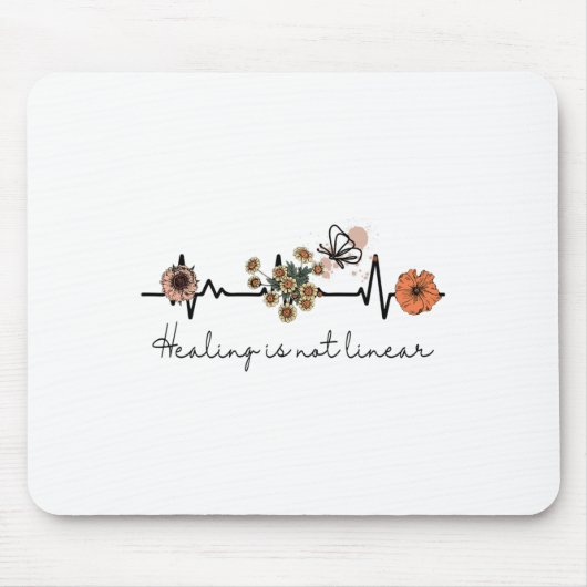 ヘルス引用文の修復が線形ではない マウスパッド (正面)