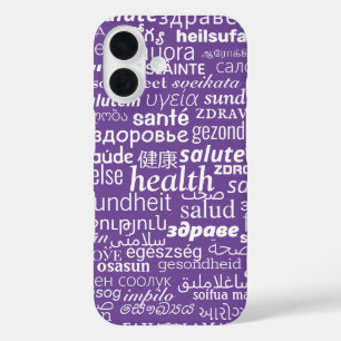 ヘルス文字iPhoneケース iPhone 16ケース