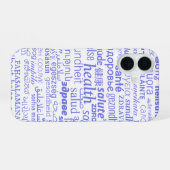 ヘルス文字iPhoneケース iPhone 16ケース (裏面横)