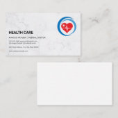 ヘルス気にロゴ | 医療プロフェッショナル 予約カード (正面/裏面)
