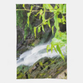 ヘルズゲートキャニオン滝 キッチンタオル (縦)