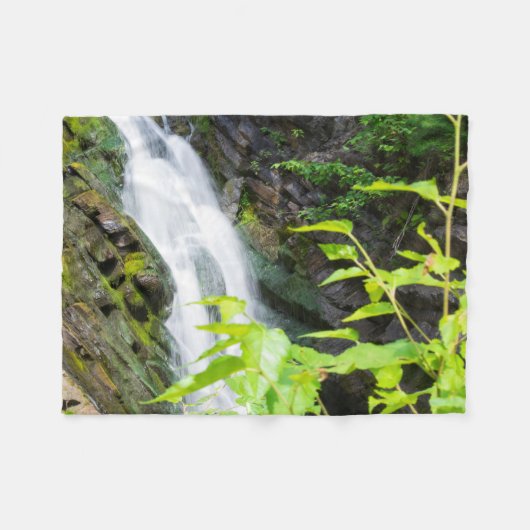 ヘルズゲートキャニオン滝 フリースブランケット (正面(横))