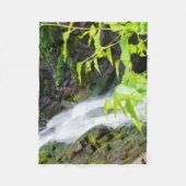 ヘルズゲートキャニオン滝 フリースブランケット (正面)