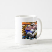 ヘルズターキーおもしろい感謝祭ハーレーティー&ギフト コーヒーマグカップ (正面右)