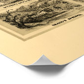 ヘルズバーグ,カリフォルニア州パノラママップ – 1876 ポスター (角)