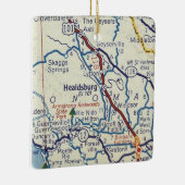 ヘルズバーグCAクラシックマップ セラミックオーナメント (右)