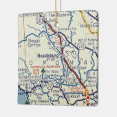 ヘルズバーグCAクラシックマップ セラミックオーナメント (左)