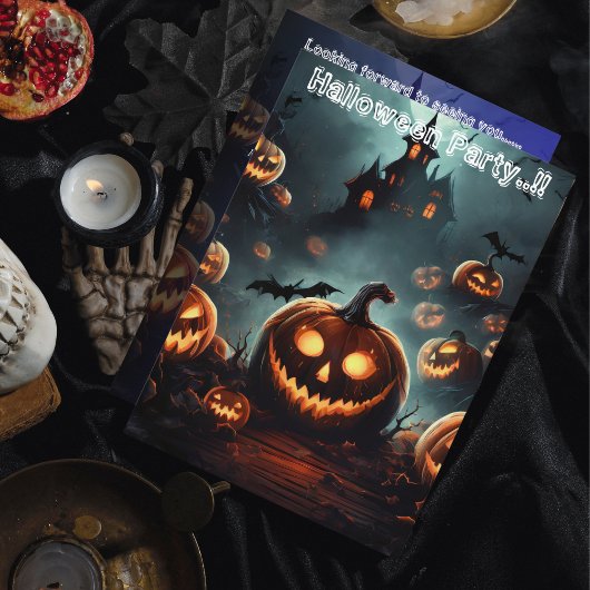 ヘルズパンプキンヘッドハローウィンパーティ 招待状