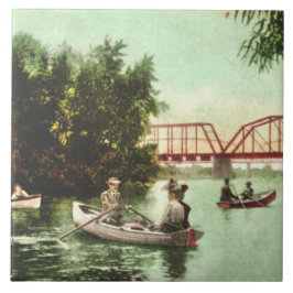 ヘルズブルクロシアの川陶磁器タイル タイル