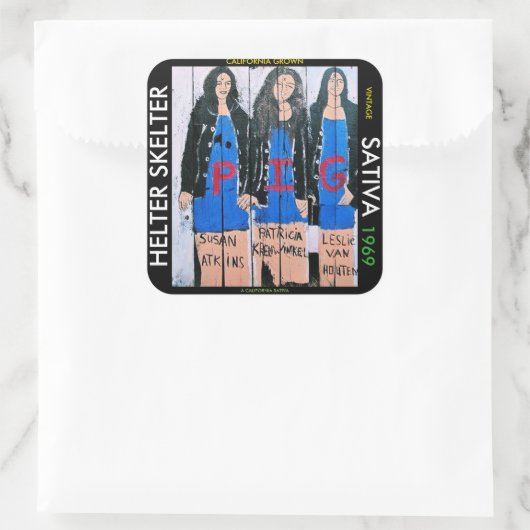 ヘルタースケルターサティバ スクエアシール (バッグ)