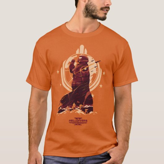 ヘルダイバー2 ビデオゲーム Tシャツ (正面)