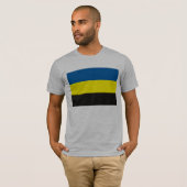 ヘルダーラント州の旗のTシャツ Tシャツ (正面フル)