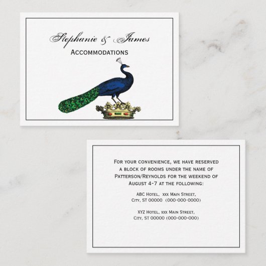 ヘルディックヴィンテージスタイルピアクックオンクラウンC 名刺 (正面/裏面)